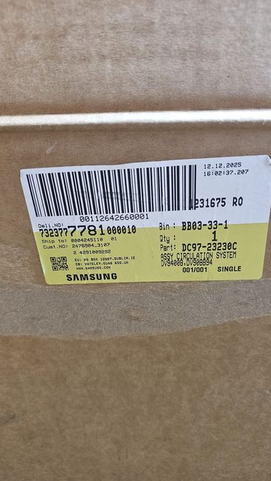 Unitate de control  cu pompă de căldură samsung dc97-23230c