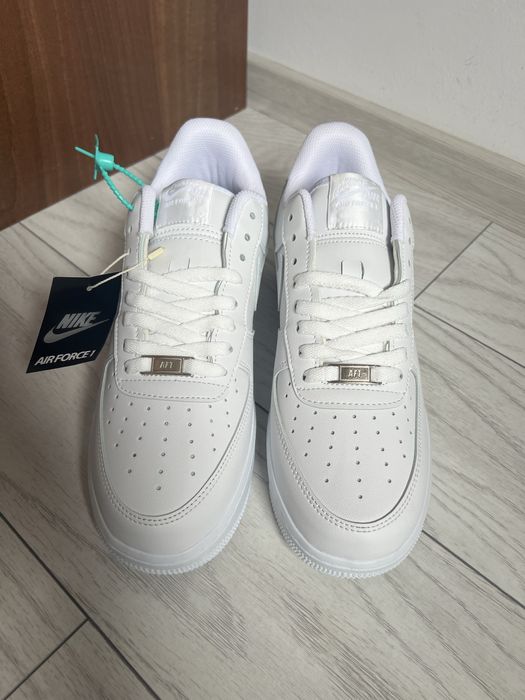 Nike Air Force 1 AF1 albi / triple white 36-44. Livrare cu verificare