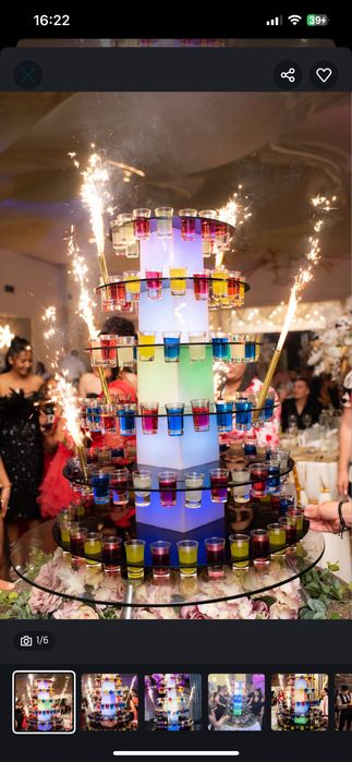 Inchiriez Tort de Shot-uri si Photo Booth selfie 360