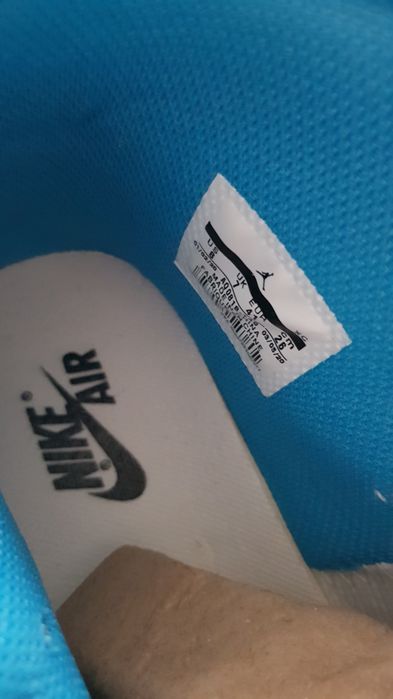 Sneakers Jordan 1 Off-White UNC • STOC: 41 • Livrare rapidă 1-2 zile •