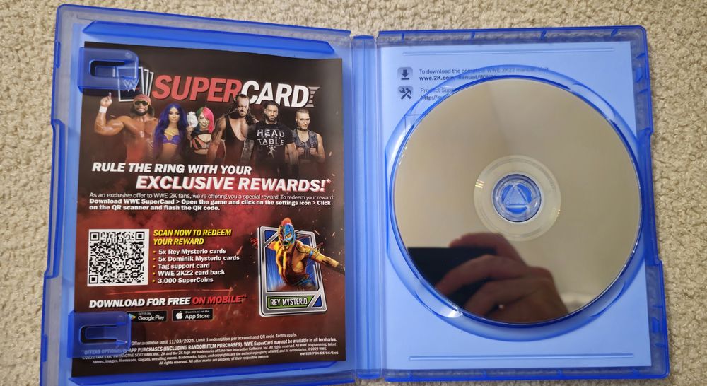 WWE 2k22 PS5 Deluxe edition