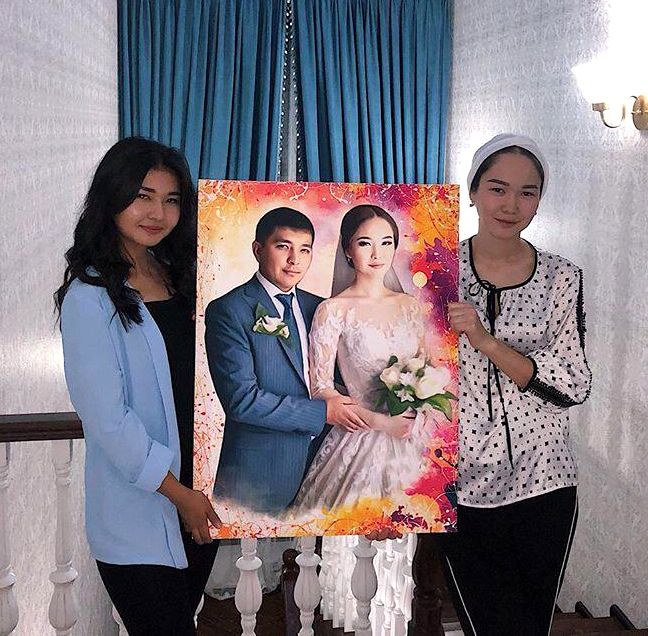 Арт Портреты на холсте в Нур-Султане (Астана)