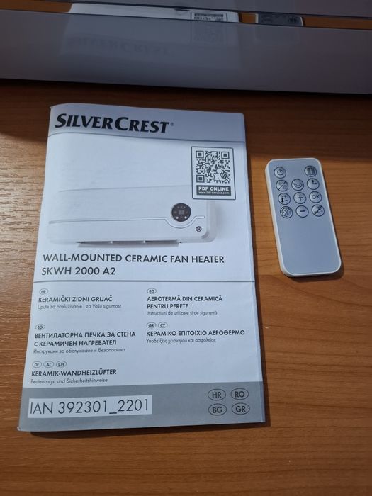 Aerotermă ceramică de perete Silvercrest