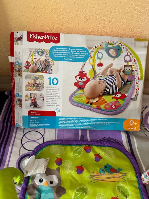 Активна гимнастика Fisher-price + Въртележка Tomylove