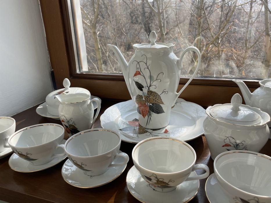 Фарфоровый чайный сервиз