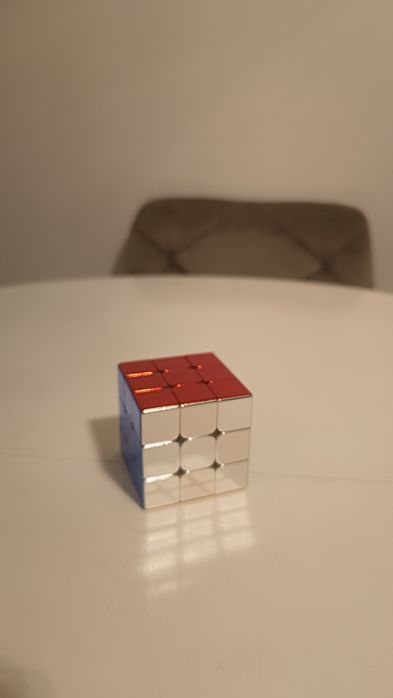Cub Rubik magnetic vopsea metalica