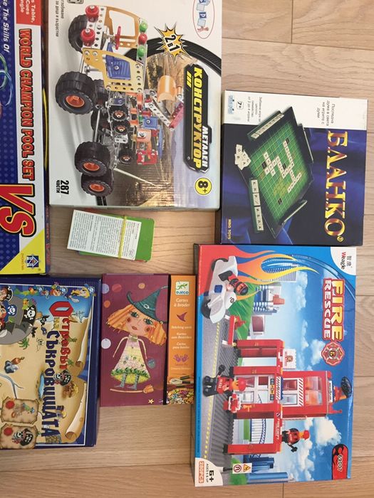 Разнообразни занимателни и семейни игри, развиващи интелекта