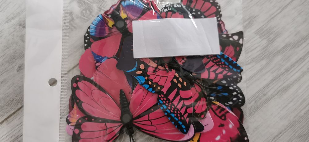 12 бр 3D  магнитни пеперуди