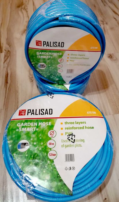 !АКЦИЯ!Tрислоен армиран PVC Маркуч за поливане с UV защита ПОЛША