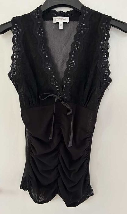 Елегантна блуза без ръкави KOOKAÏ, Франция, размер XS