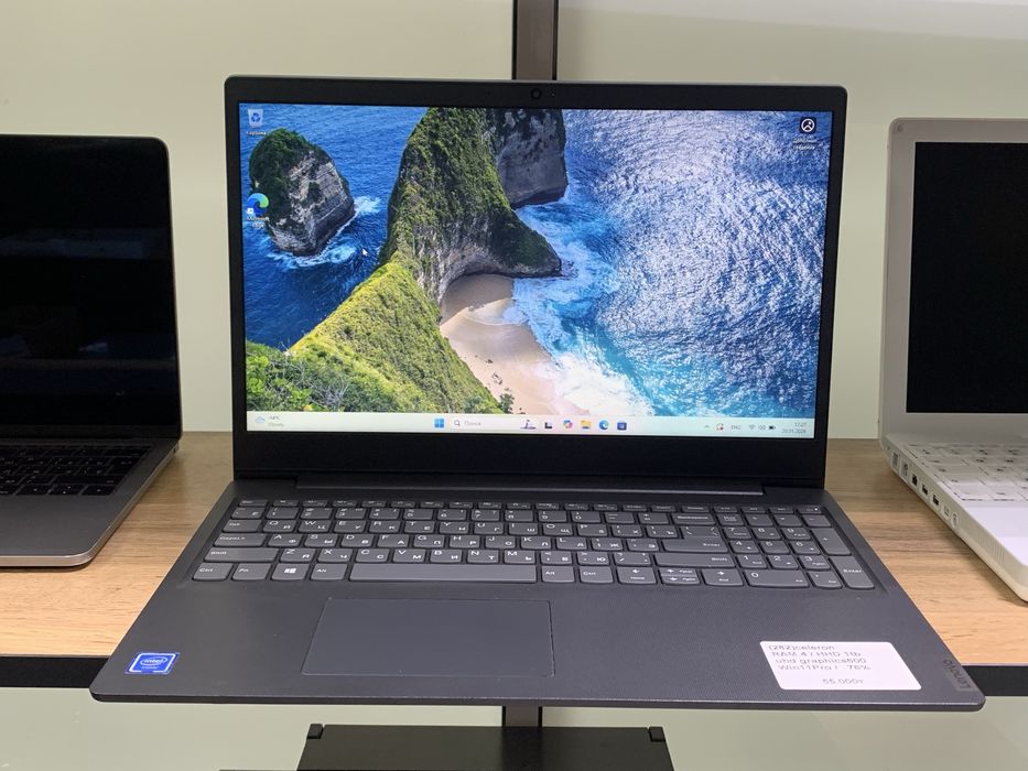 Lenovo 15.6" | 4GB RAM / 1TB HDD / Win 11 Pro + Office. Состояние 78%!