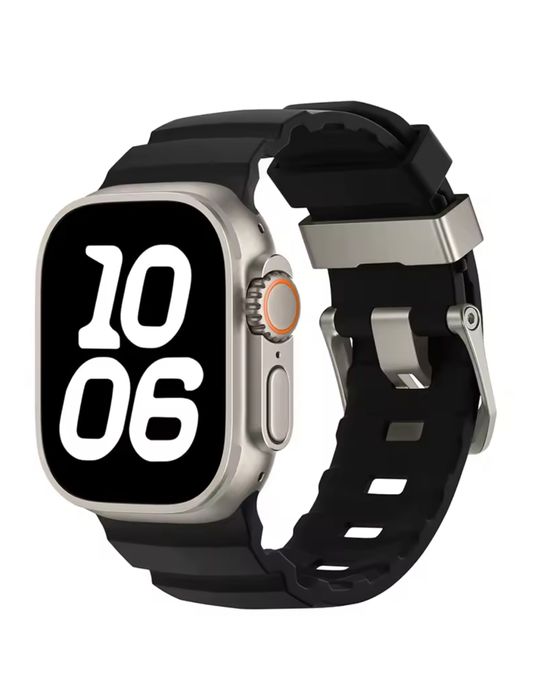 Curea Soft Silicon Lata Compatibila Ceas Apple Watch Husa Folie