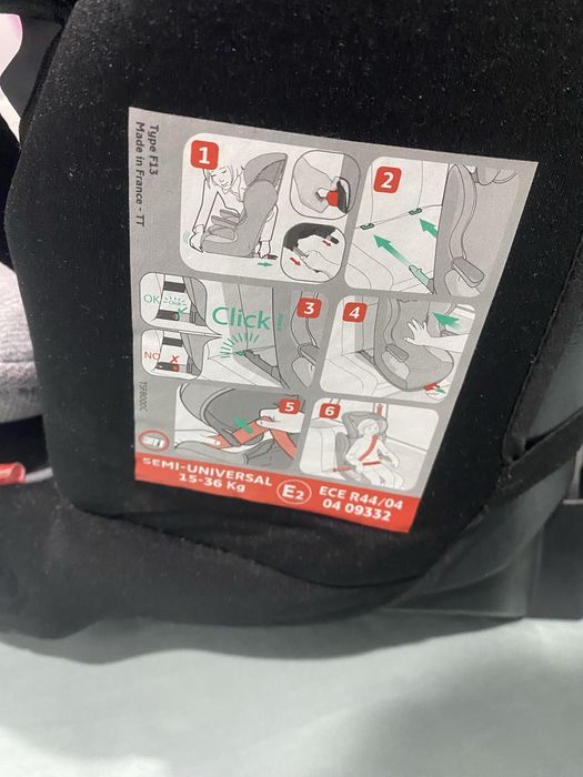 Scaun auto isofix Tex Baby grupa 1/3
