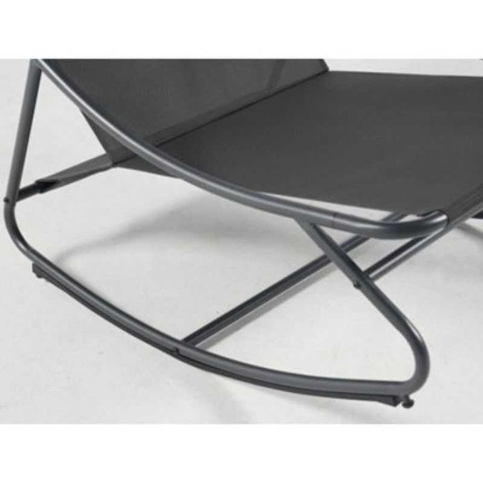 Люлеещо се кресло, Люлеещ се стол, 110х80х80 см - ЧЕРЕН или СИВ