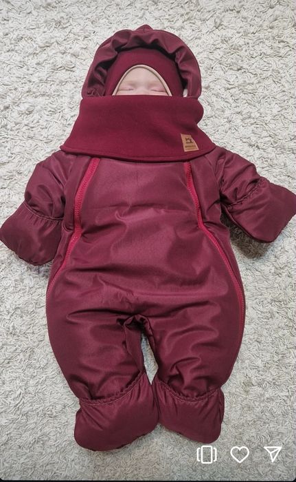 Зимний детский комбинезон