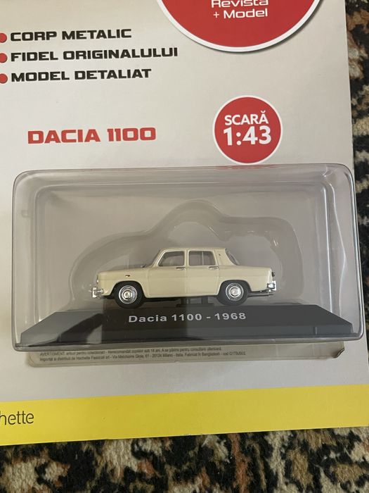 Machetă Dacia 1100 scara 1/43 ( ediție de test)