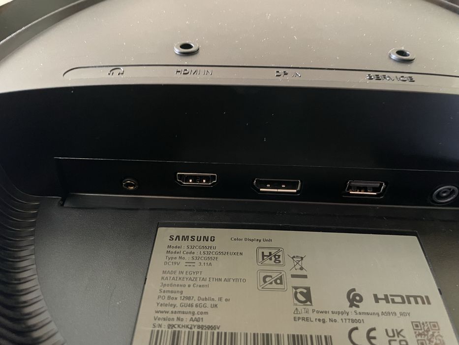 Monitor samsung odissey G5 32'