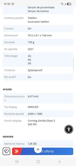 Telefon mobil xiomi redmi putin utilizat la jumate de pret
