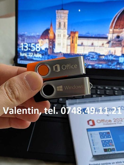 Stick bootabil instalare Windows 7, 8.1, 10 sau 11 cu licență digitală