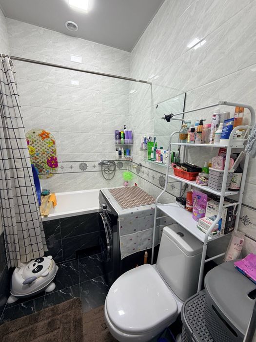 Квартира на земле,Сергели,корейский спуск,40м2, Евроремонт,теплый пол