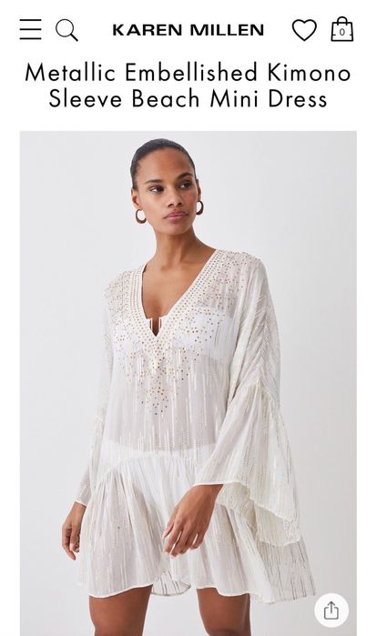 Плажно кимоно Karen Millen, S