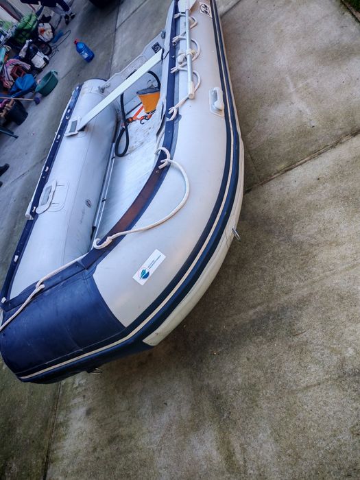 Vand barca gonflabila 3.60 cu chilă și podina aluminiu baloane 50