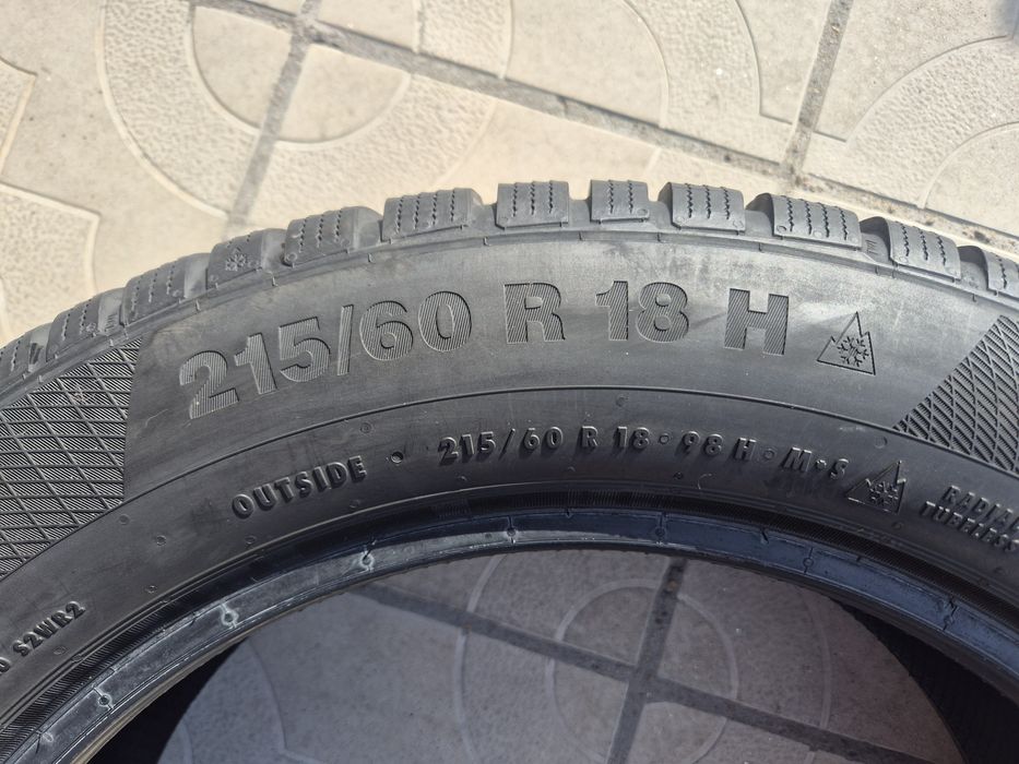 4бр.зимни гуми 215/60/18 98 H SUV  Continental WinterContact  22г.