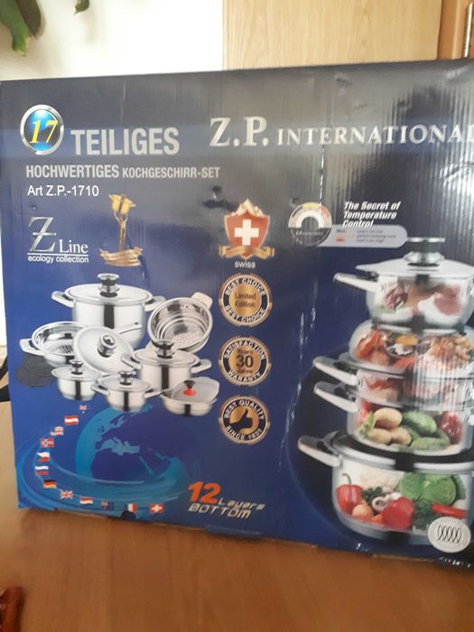 Комплект кухненски съдове  , Прибори, Ножове ZP International,