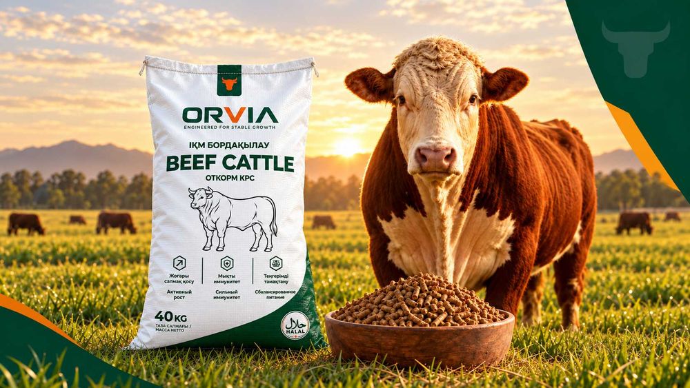 Комбикорма для КРС ORVIA / Оптом / от завода изготовителя