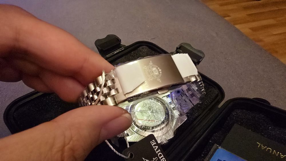 Addiesdive A2050,Rolex GMT Master II Pepsi хомаж, швейцарски кварц