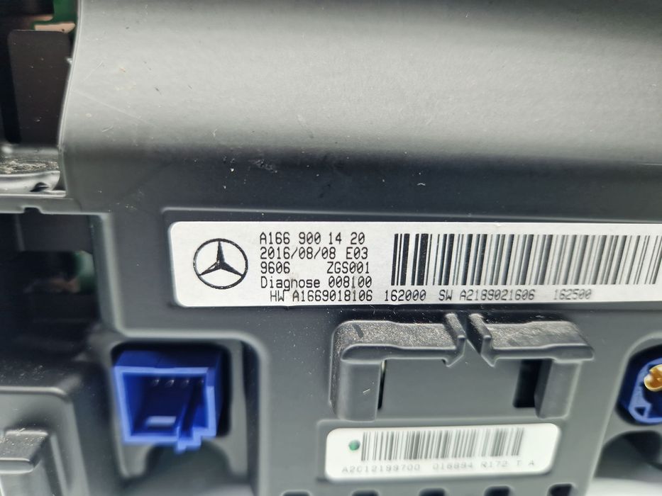 Display bord Mercedes Clasa A (W176) [Fabr 2012-2018] A1669001420