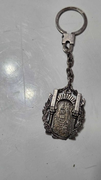 Breloc argint vintage patriotic WWI