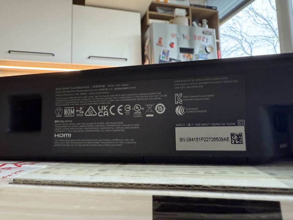 Bose soundbar 600 smart