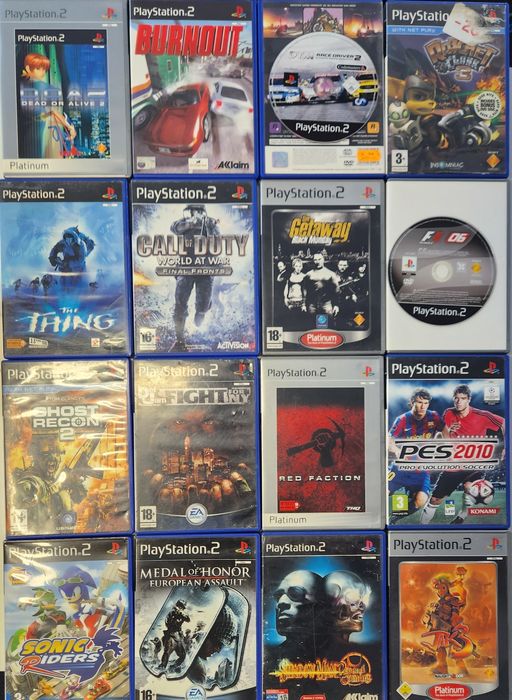 Lot 16 jocuri PlayStation 2 100 % testate