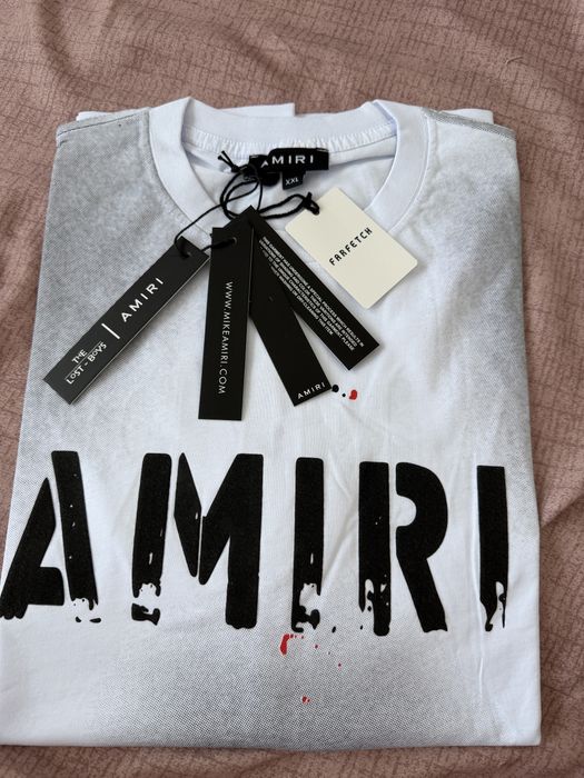 tricou amiri pictat