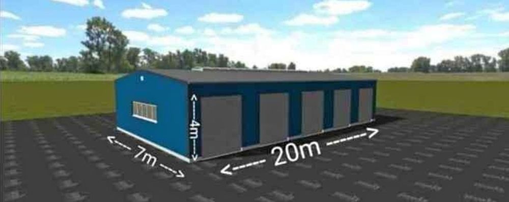 Vand hala metalica 8x20x4