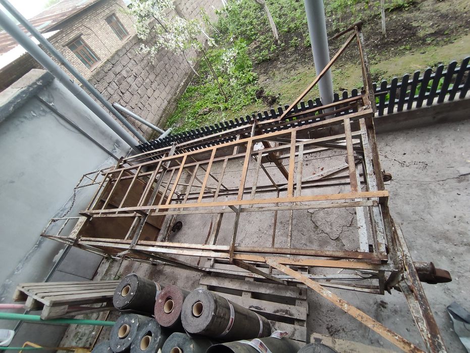 Вышка-тура  строительная телескопическая передвижная (с лебедкой)