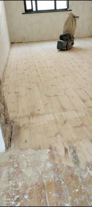 Шлифовка пол паркет рестоврация лакировка