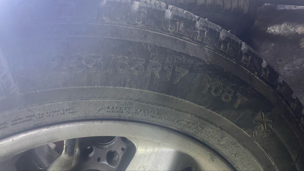 Диски зимния резина на 17