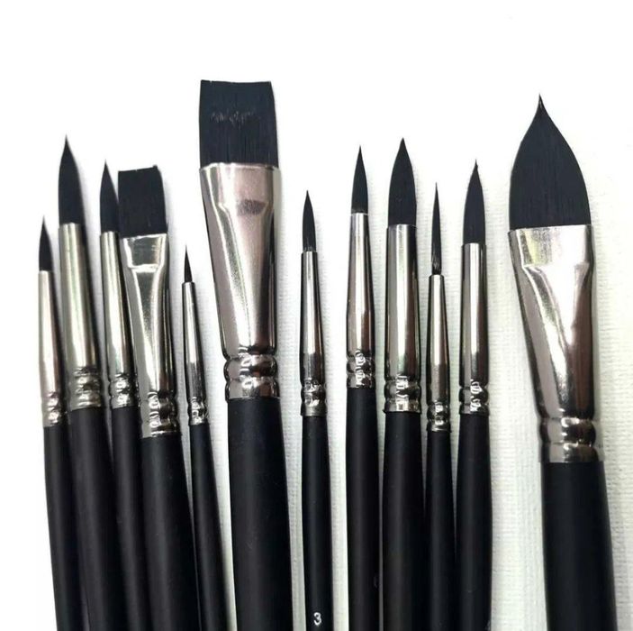 Набор кистей " Worison" для рисования художника из 12  художественных