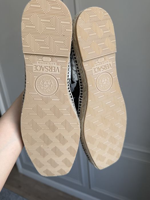 НОВЫЕ эспадрильи люкс бренда VERSACE оригинал!