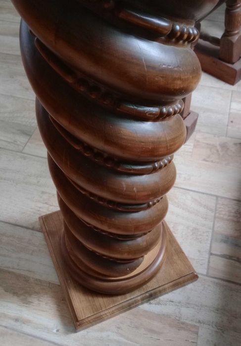Coloana piedestal spirala Barley Twist 135 cm. nuc