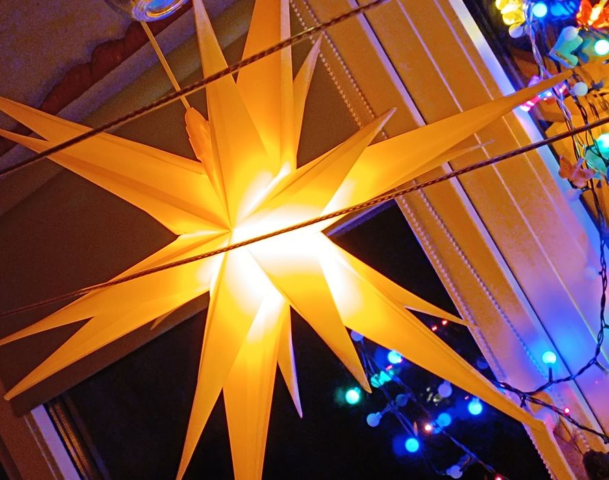 Stea luminoasa cu led