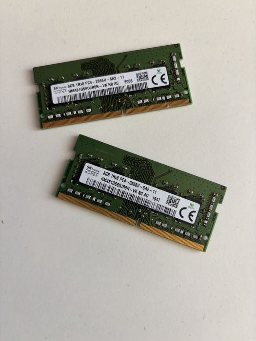 Kit RAM SK Hynix 16GB (2x8GB) DDR4 2666MHz SO-DIMM Laptop