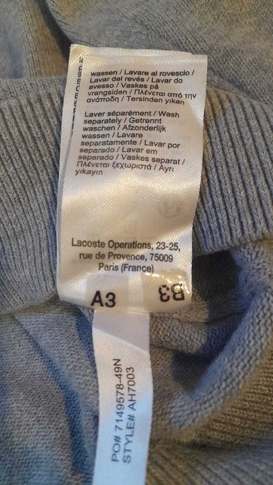 Pulover Lacoste Original, Negociabil