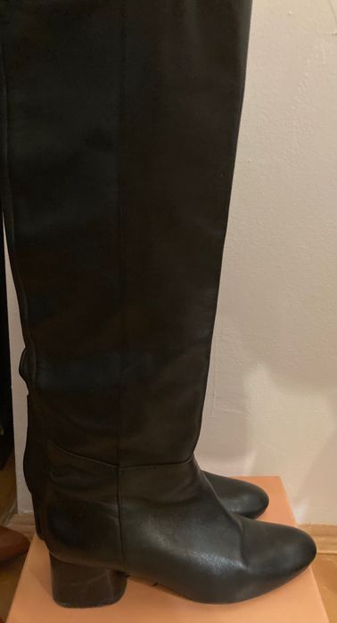 Cizme lungi piele Massimo Dutti