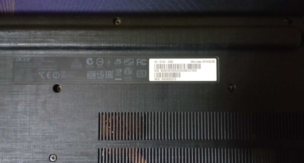 ноутбук Acer  Aspire E15 E5-573G-33BZ б/у