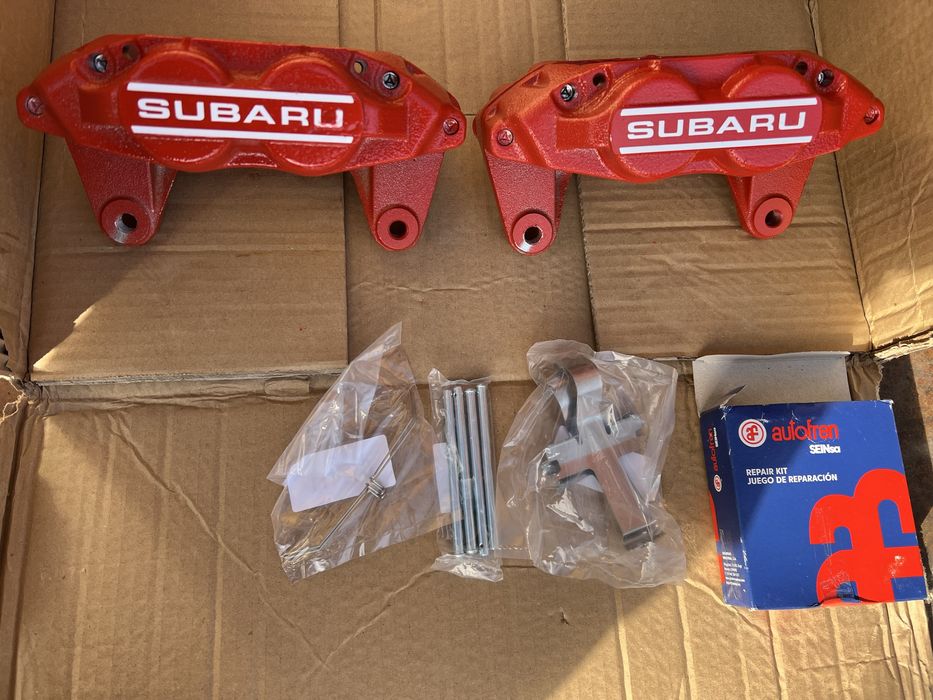 4 бутални спирачни апарати Субару Импреза Форестър WRX/STI Turbo