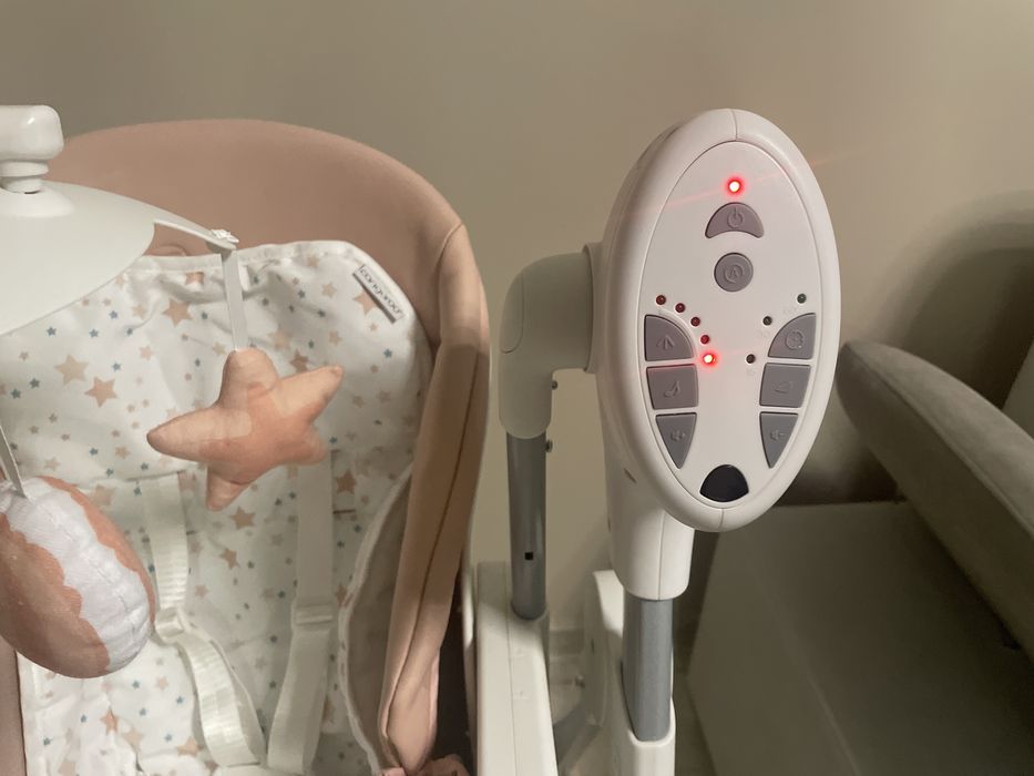 Стол за хранене и люлка - Cangaroo – Pudding 2в1 розово