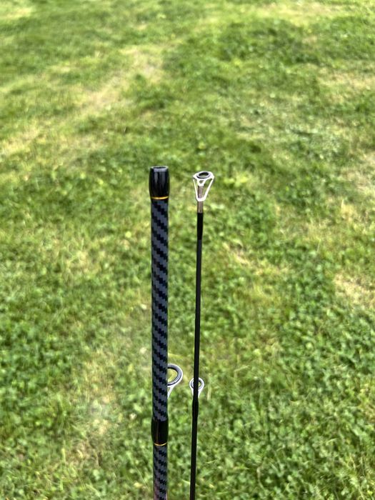 Combo (lanseta+ mulineta) spinning nou, 1.80m 5-28g/ știucă, șalău, avat
